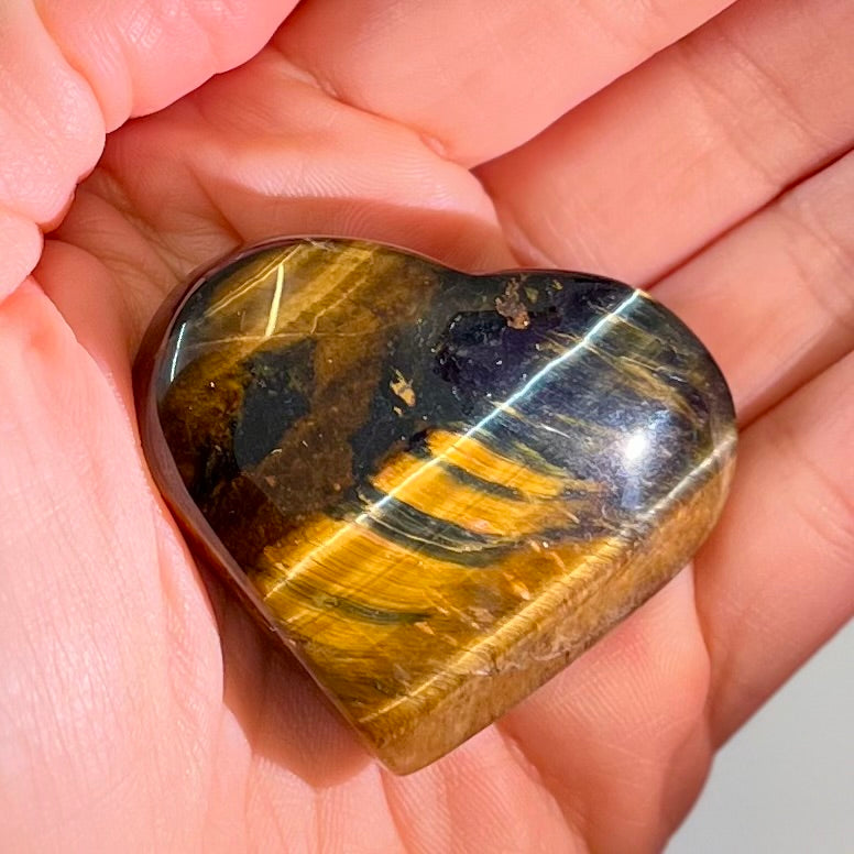 Golden Tiger Eye Heart ~ Specialty Crystal ~ 2