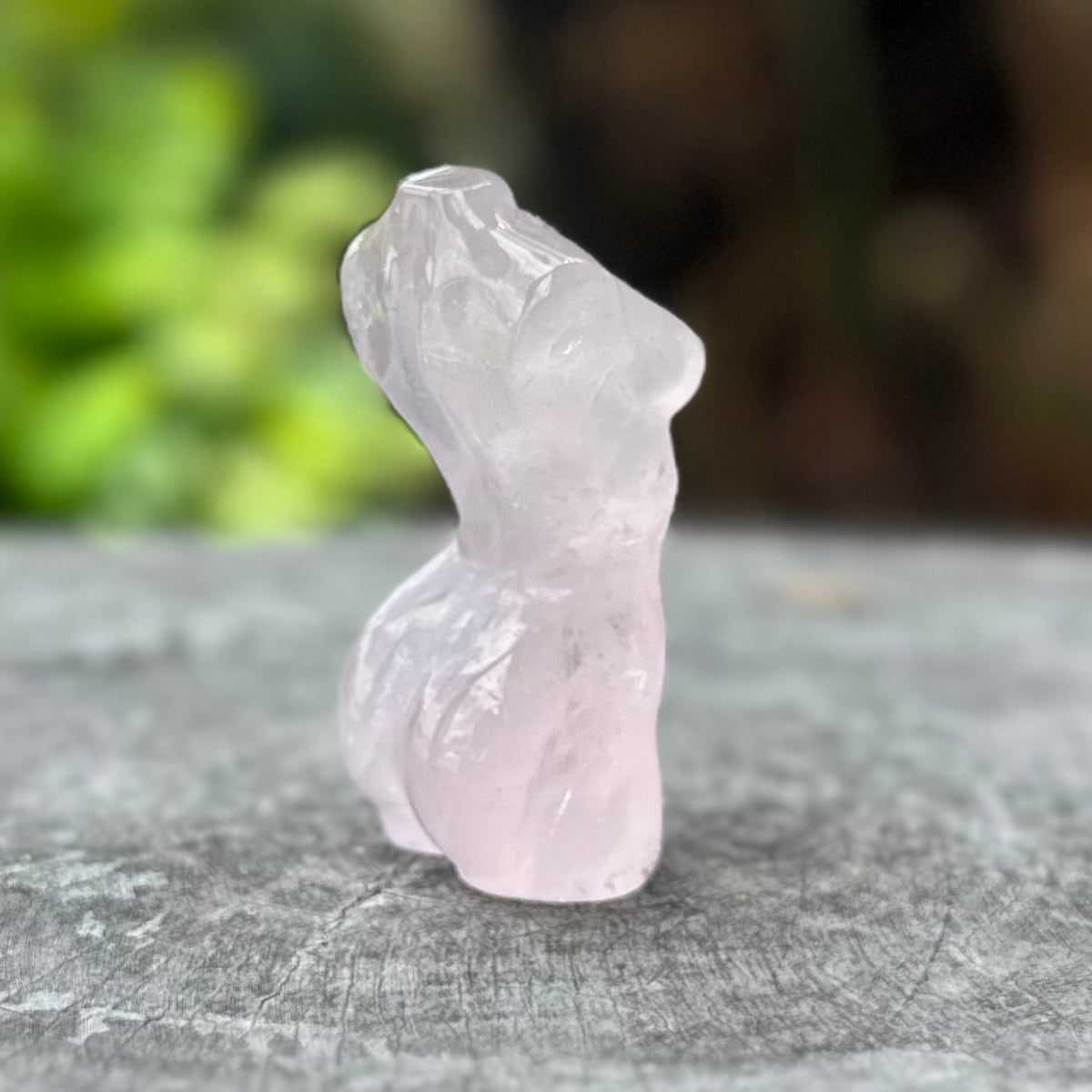 SALE ~ Rose Quartz ~ Woman Lady Body Carving