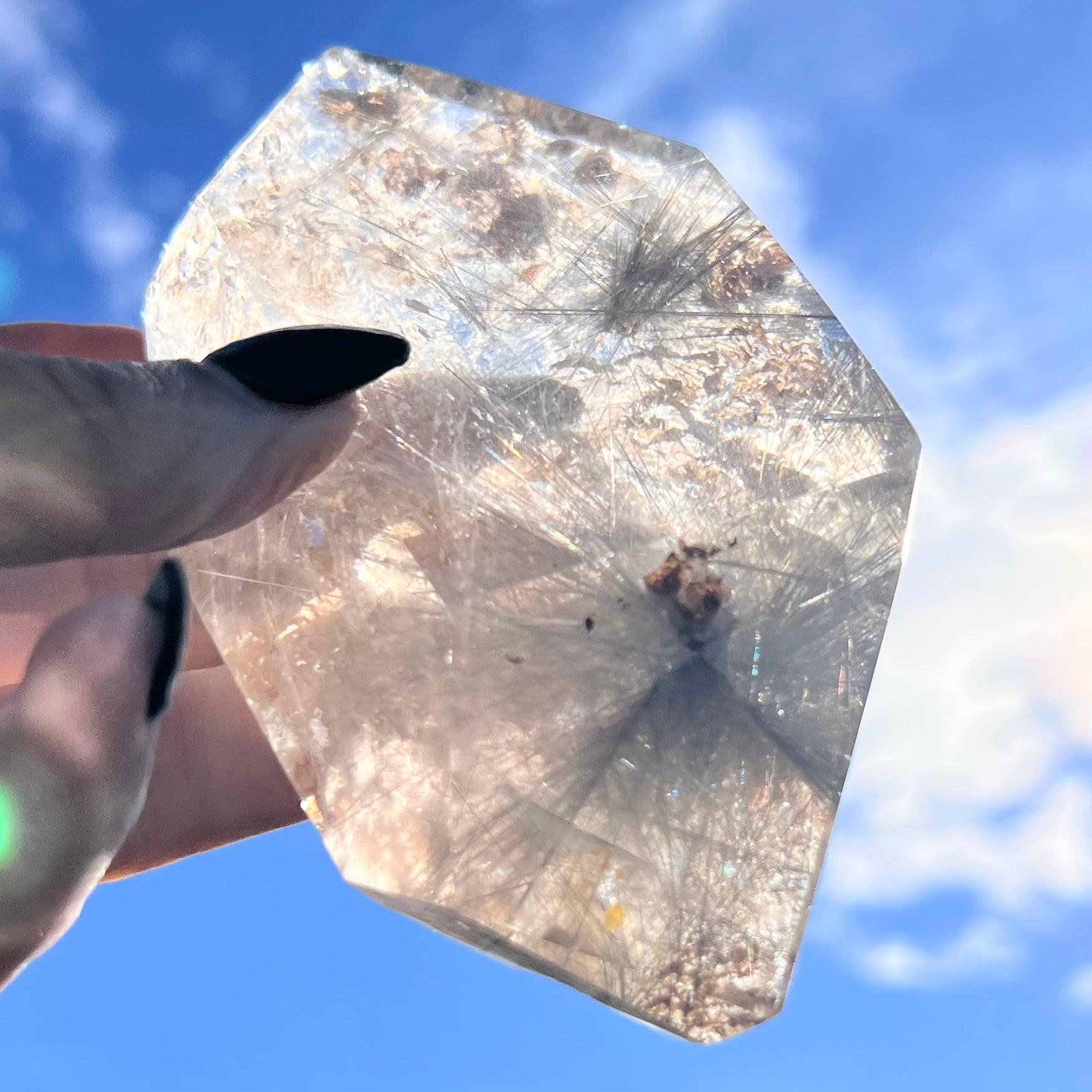 Rare Silver Rutile Quartz  Freeform