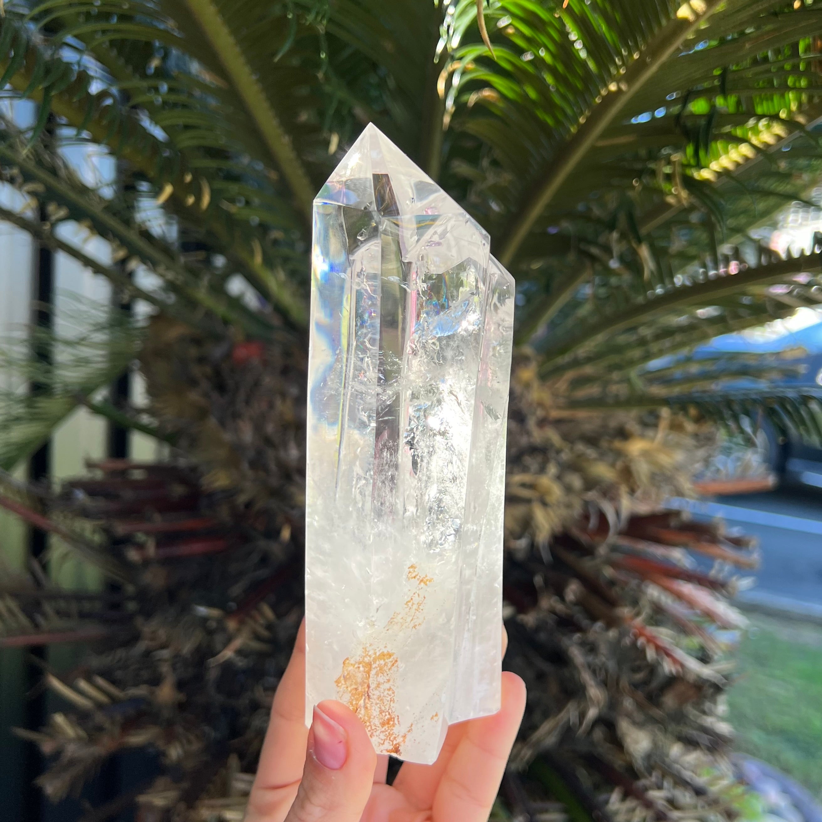 Clear Quartz Twin Flame Point