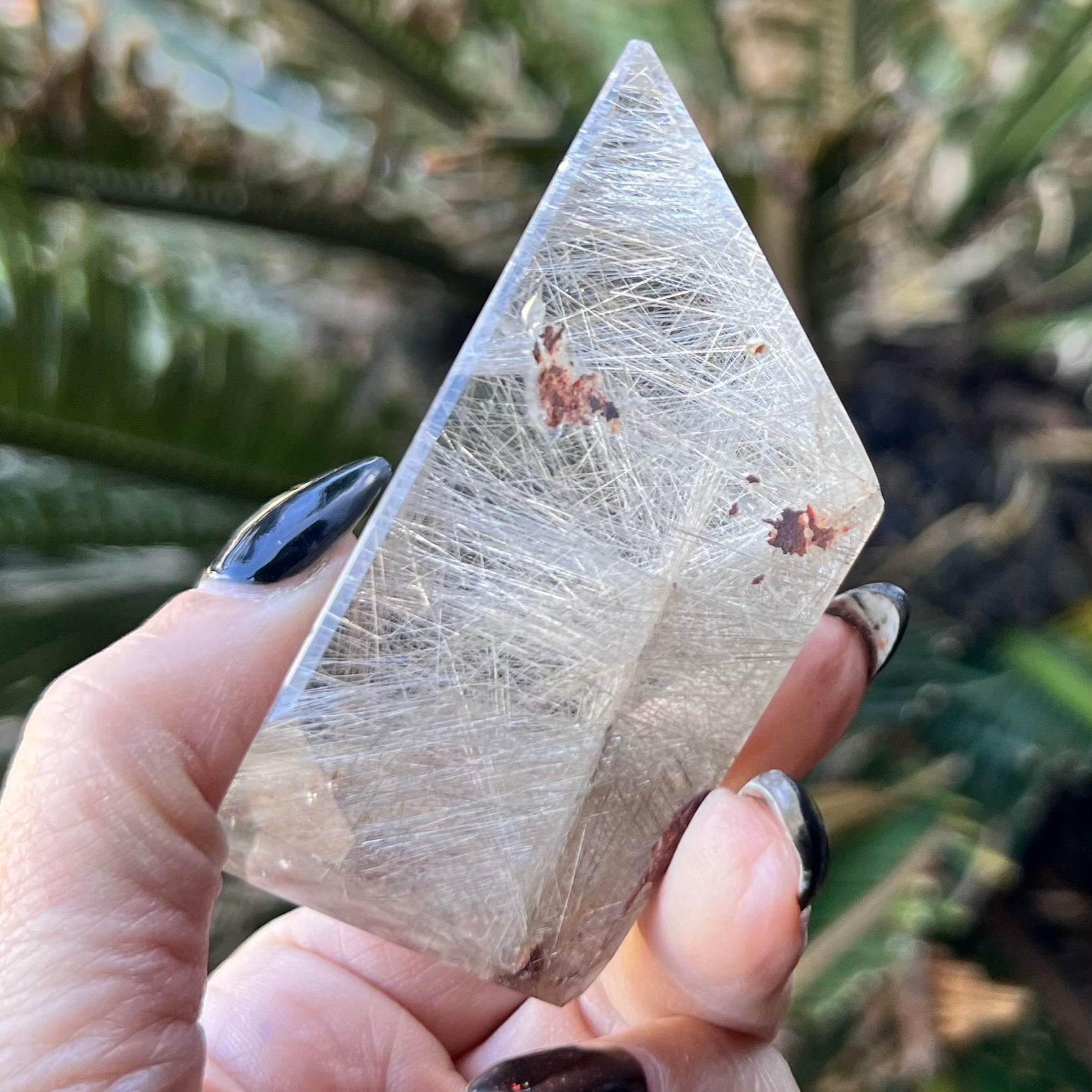 Rare Silver Rutile Quartz  Freeform