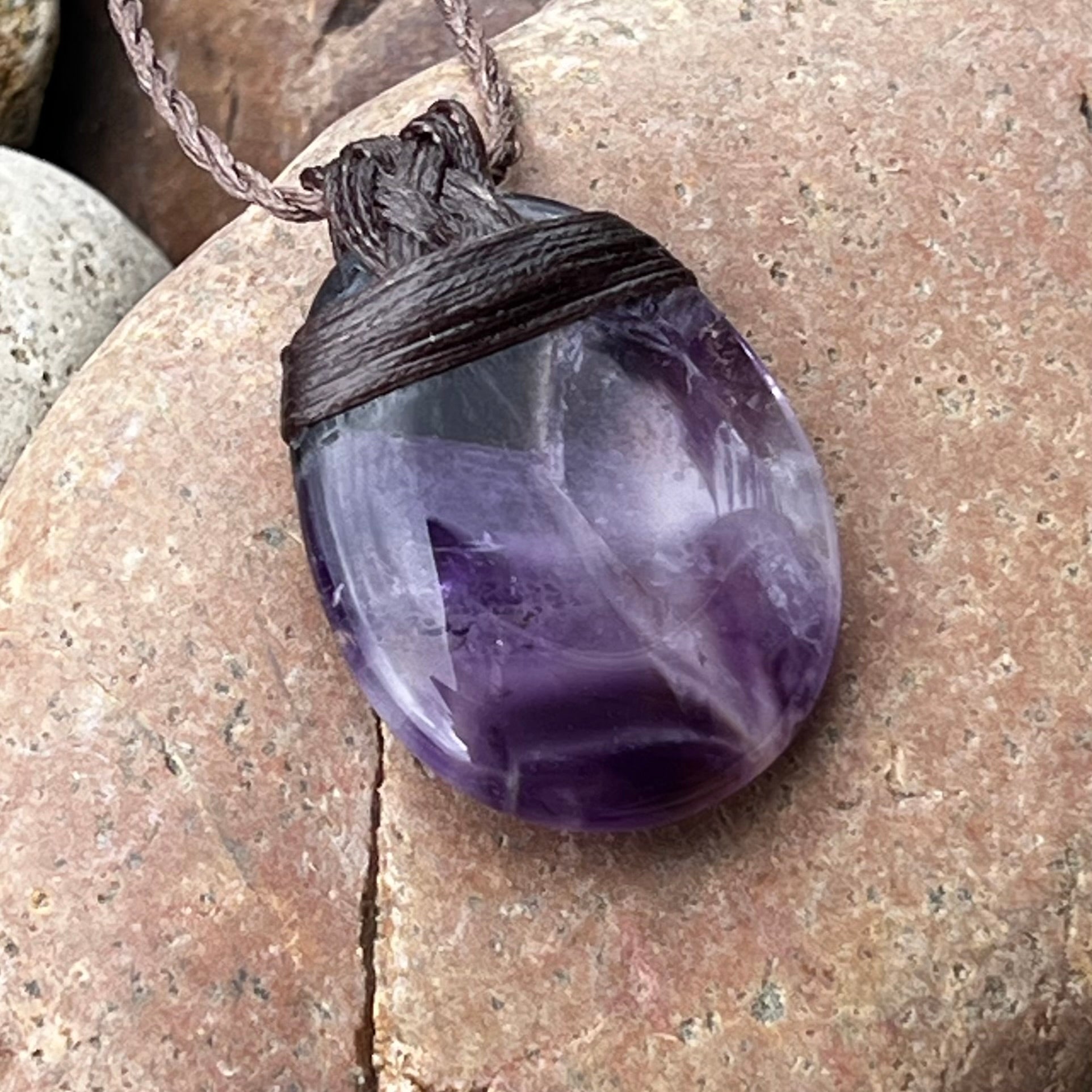 Muse Medicine ~ Chevron Amethyst ~ Tranquility Talisman