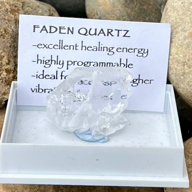 Faden Quartz ~ Specialty Boxed Crystal