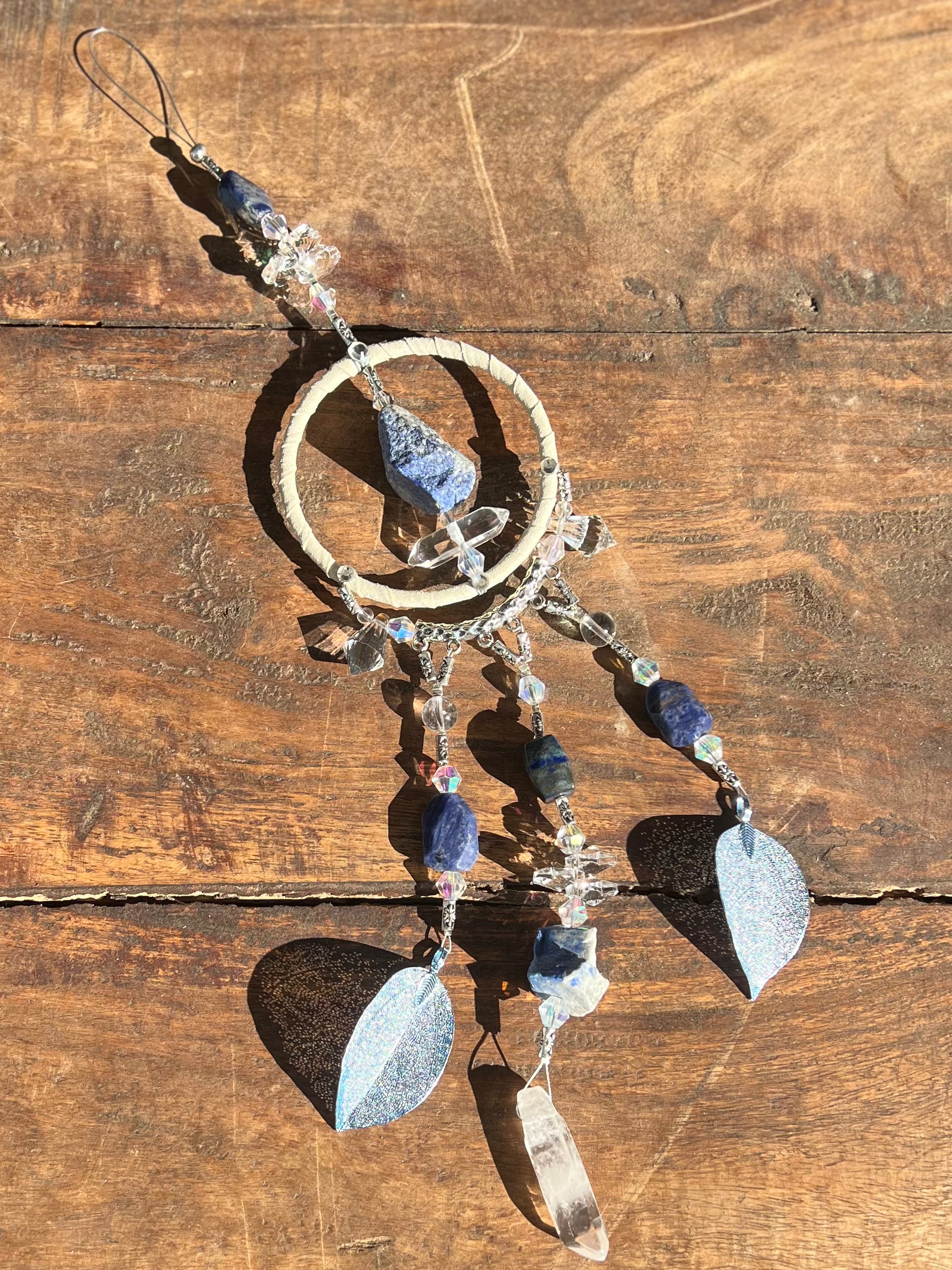 Petit attrape-rêves - Lapis Lazuli et Sodalite