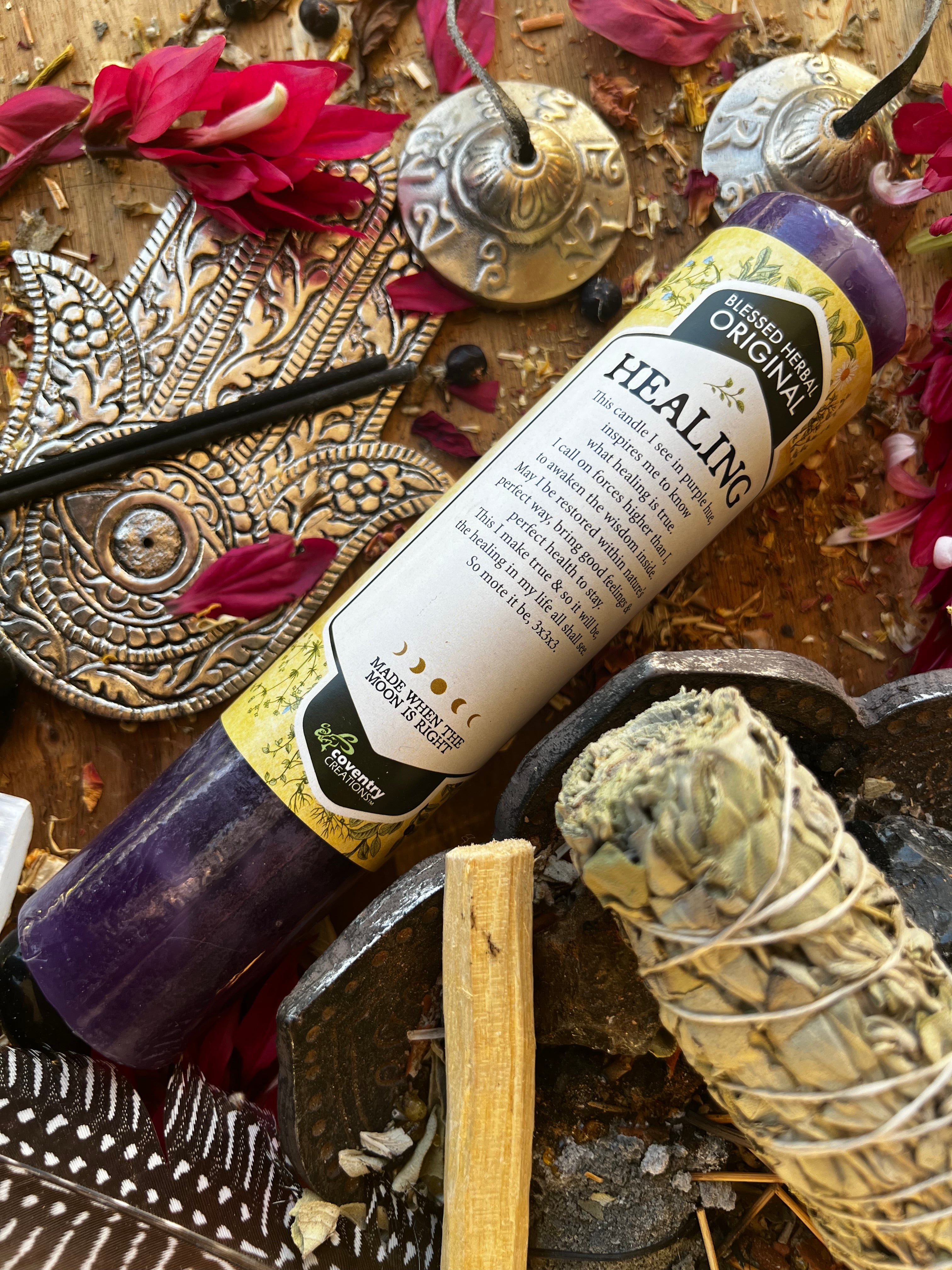 HEALING Blessing Candle | Muse Crystals & Mystical Gifts