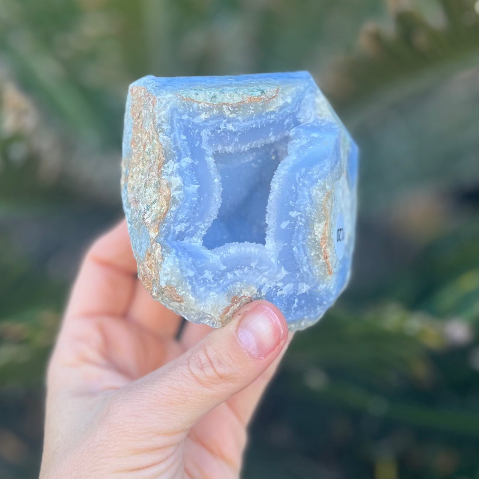 Blue Lace Agate Geode