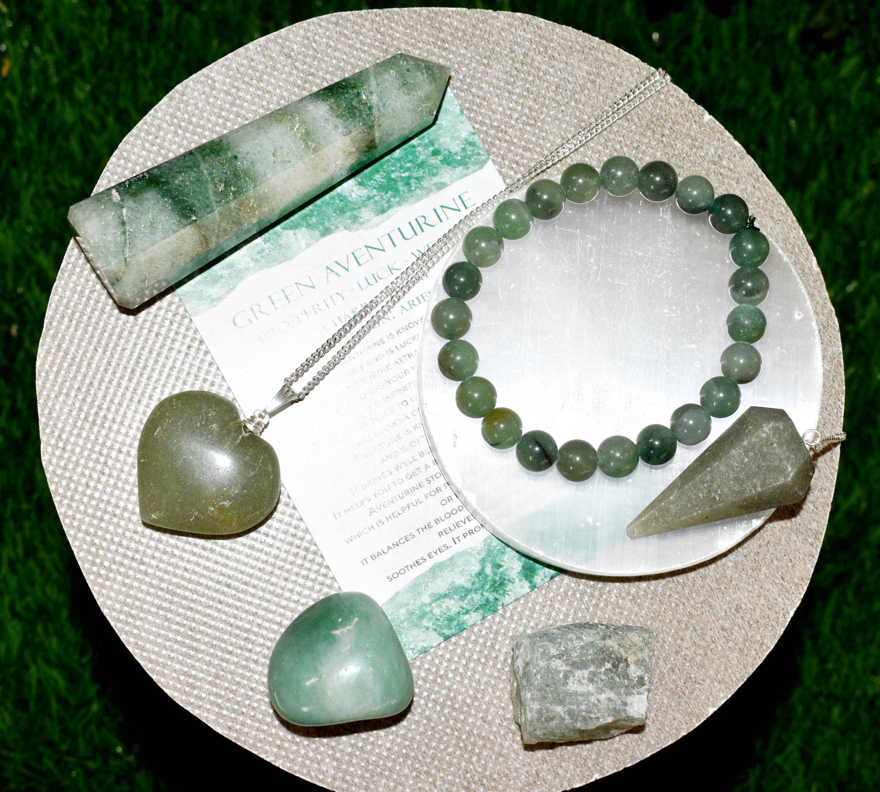Crystal Gift Set ~ Green Aventurine