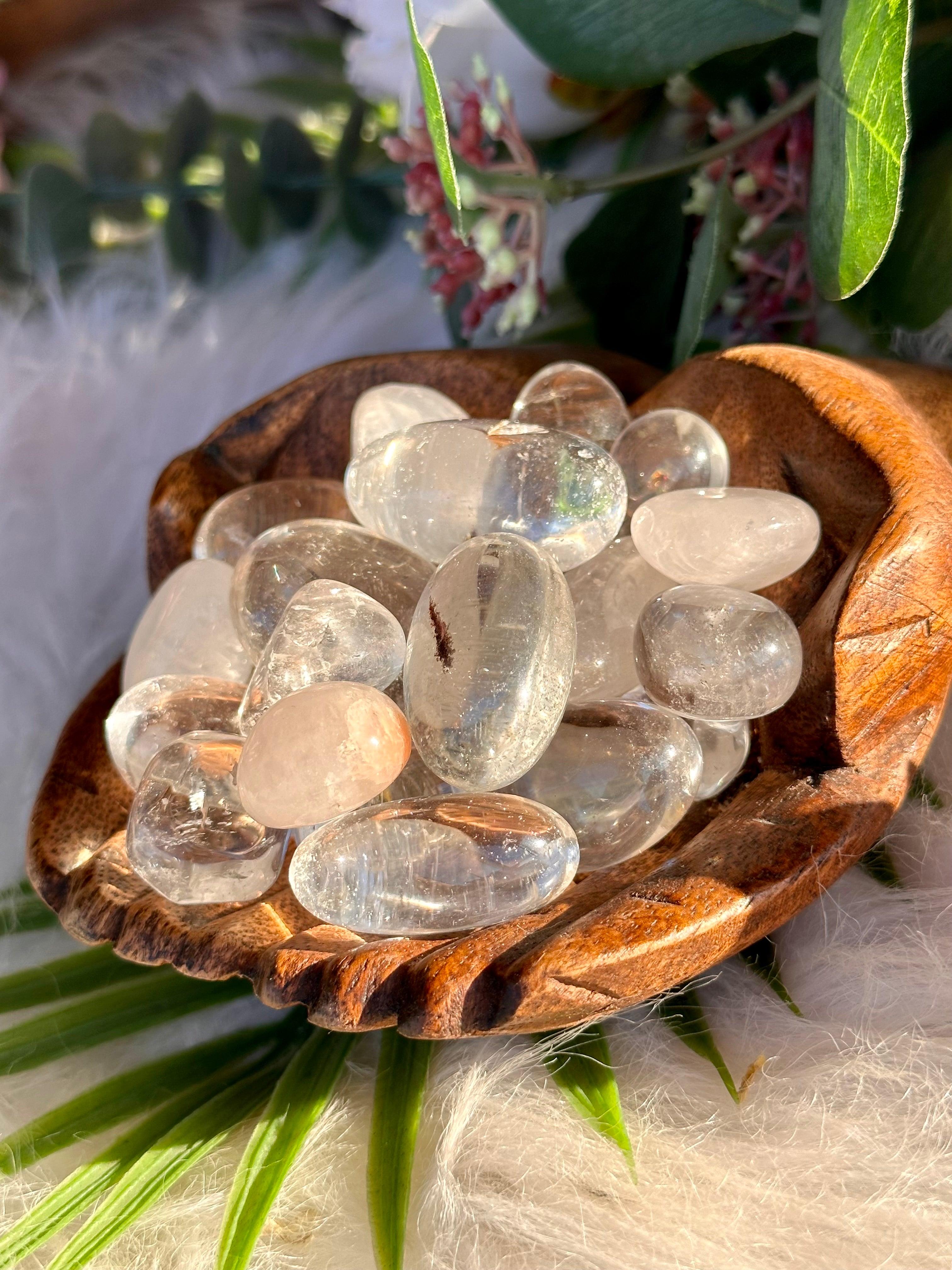 Clear Quartz Tumble Stone - Muse Crystals & Mystical Gifts
