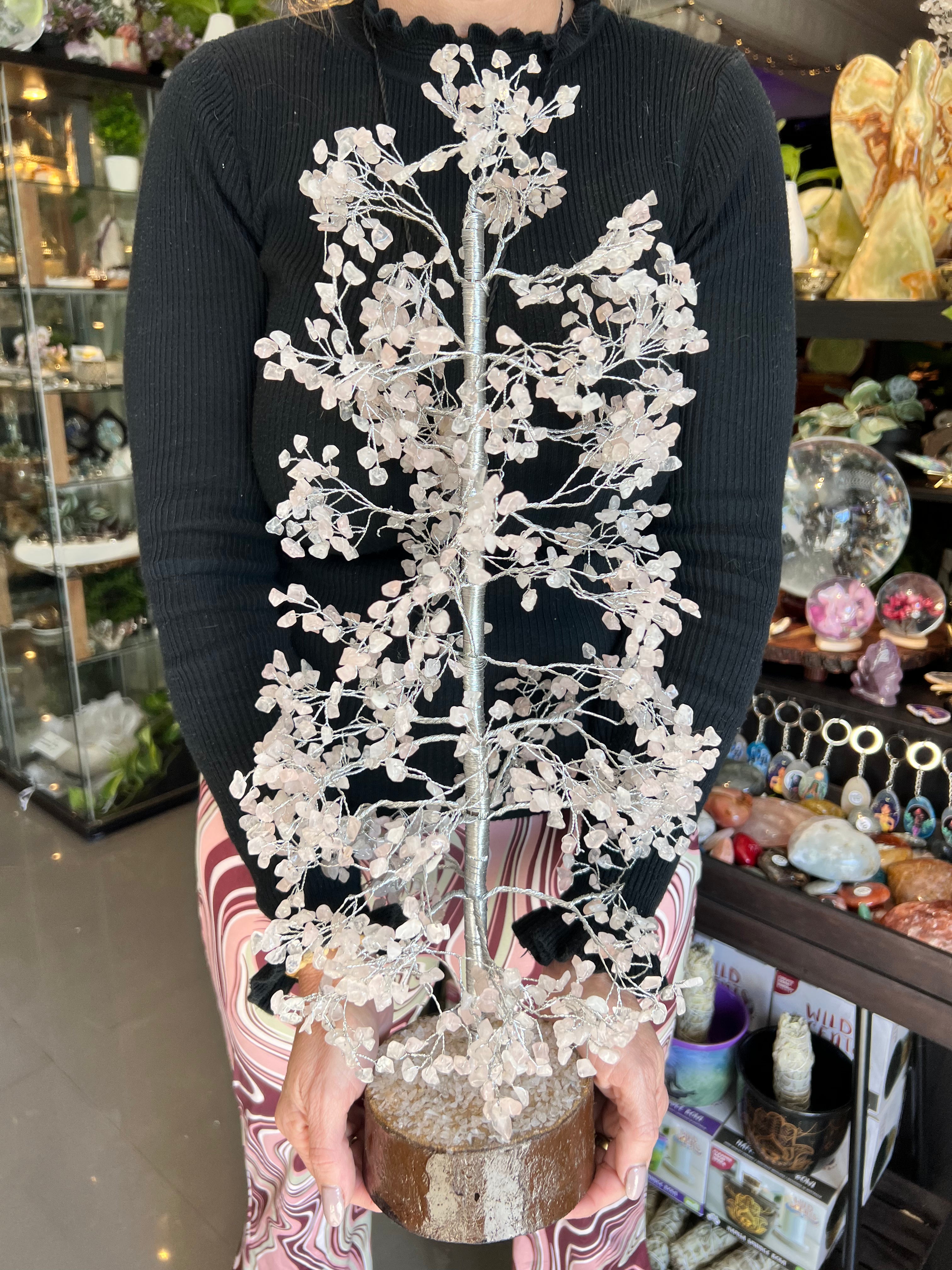 Extra Large Rose Quartz Tree - Muse Crystals & Mystical Gifts