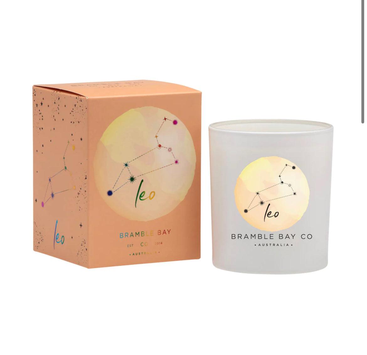 Leo Zodiac Scented Candle Bramble Bay - Muse Crystals & Mystical Gifts