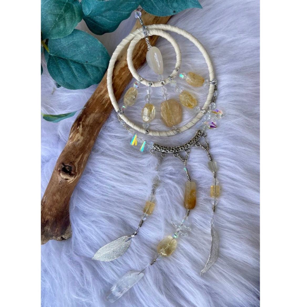 Medium Dream Catcher | Citrine - Muse Crystals & Mystical Gifts