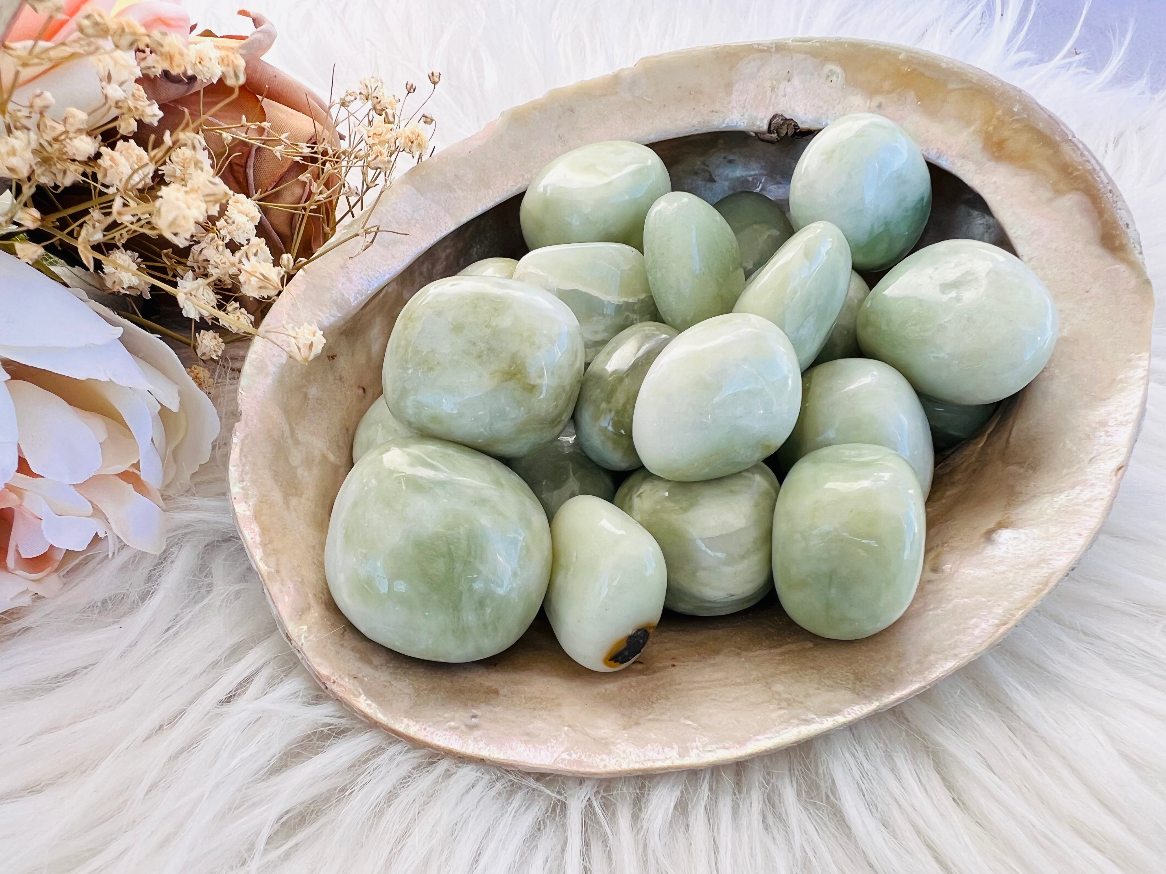 New Jade (Serpentine) Tumble Stone - Muse Crystals & Mystical Gifts
