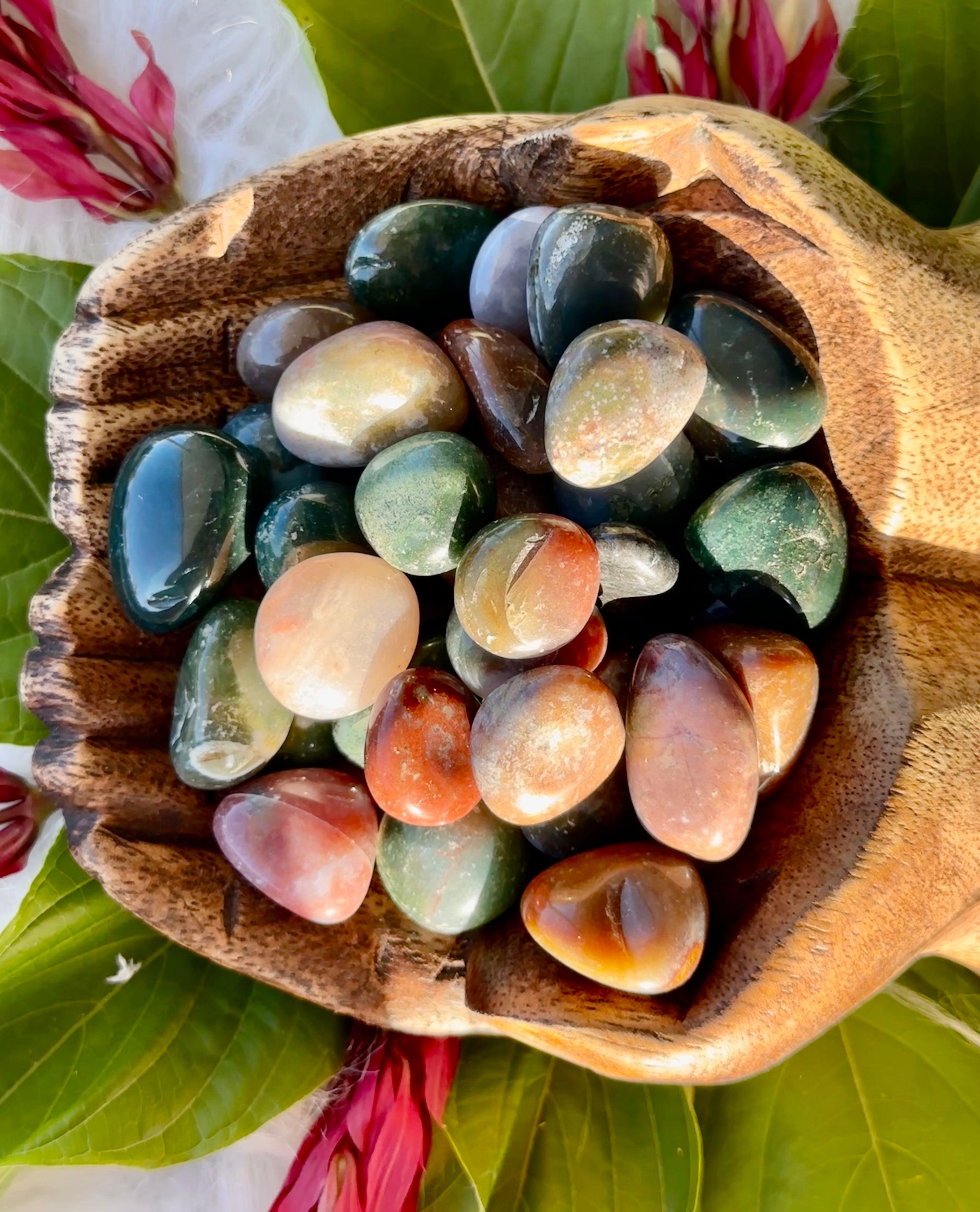 Ocean Jasper Tumble Stone - Muse Crystals & Mystical Gifts