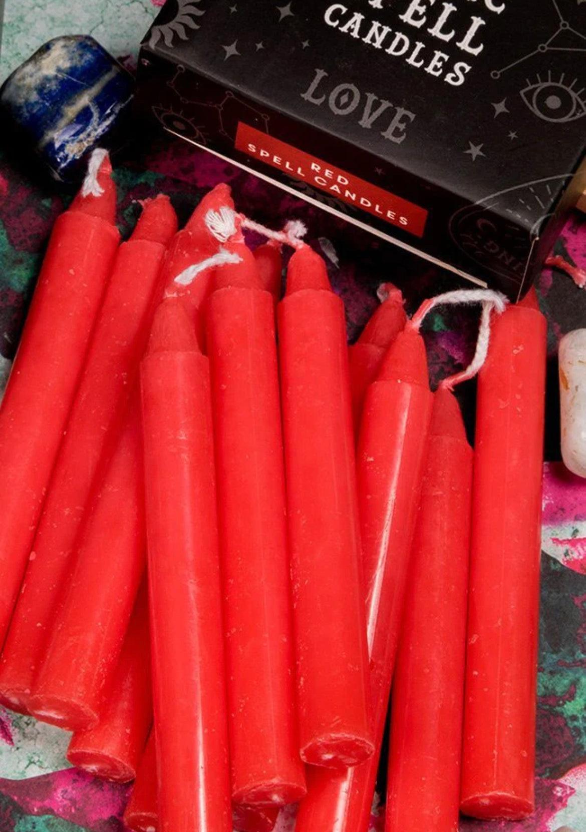 Red Magic Ritual & Spell Candles - Muse Crystals & Mystical Gifts