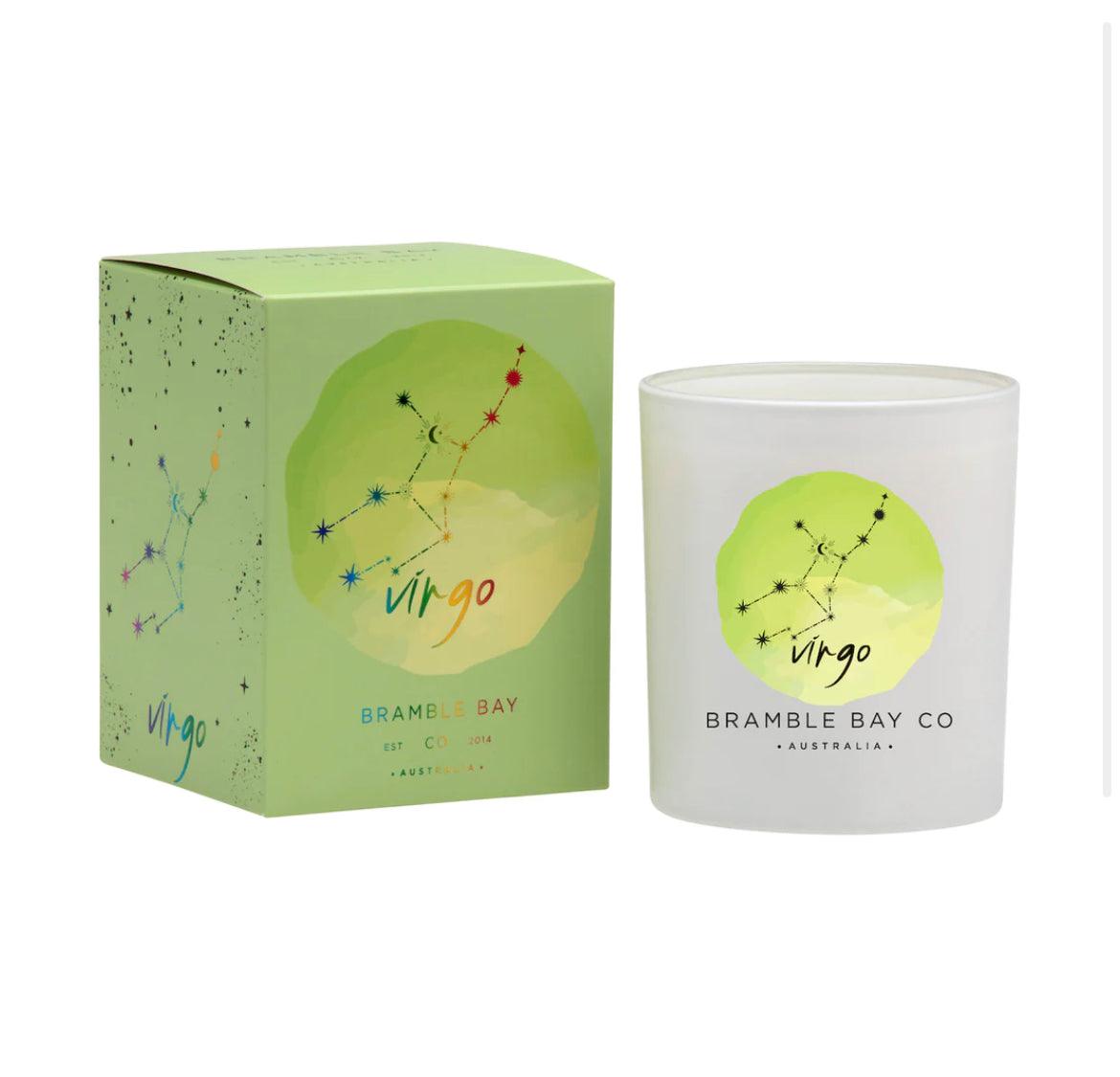 Virgo Zodiac Scented Candle Bramble Bay - Muse Crystals & Mystical Gifts