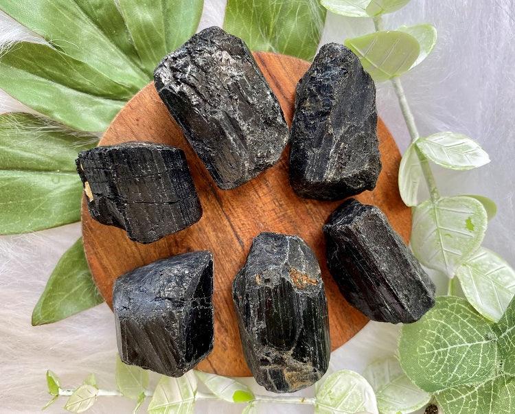 Black Tourmaline Raw Chunk - Muse Crystals & Mystical Gifts