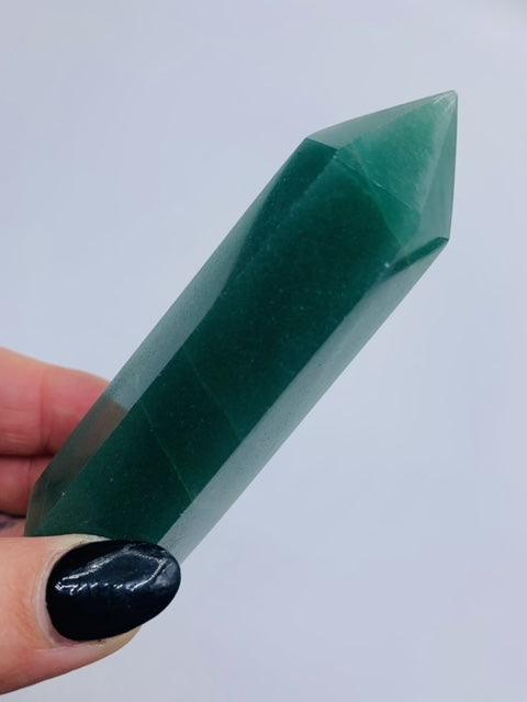 Green Aventurine Medium Generator Tower - Muse Crystals & Mystical Gifts