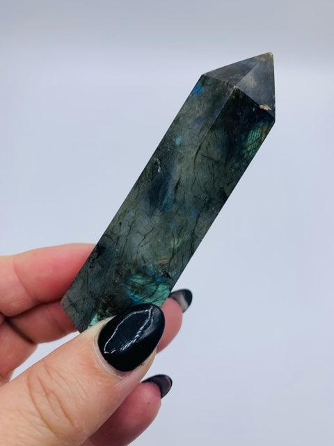 Labradorite Generator Tower Medium - Muse Crystals & Mystical Gifts