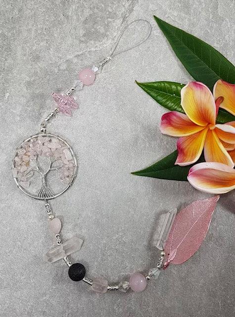 Rose Quartz Suncatcher Medium – Muse Crystals & Mystical Gifts