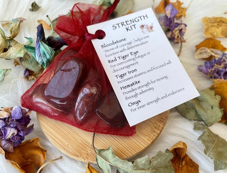 Strength Tumbled Crystal Kit - Muse Crystals & Mystical Gifts