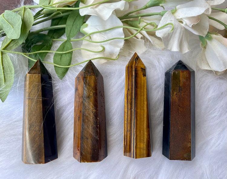 Shop Tiger Eye Medium Generator Tower | Muse Crystals & Mystical Gifts