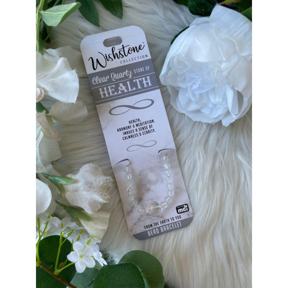 Wishstone Collection | Clear Quartz Bead Bracelet - Muse Crystals & Mystical Gifts