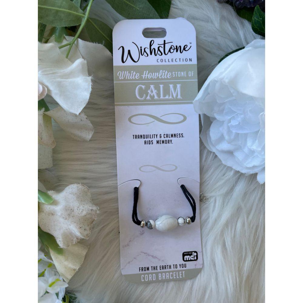 Wishstone Collection | Howlite Cord Bracelet - Muse Crystals & Mystical Gifts