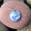 Round Dumortierite Pendant