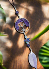 Amethyst Tree of Life Suncatcher Small