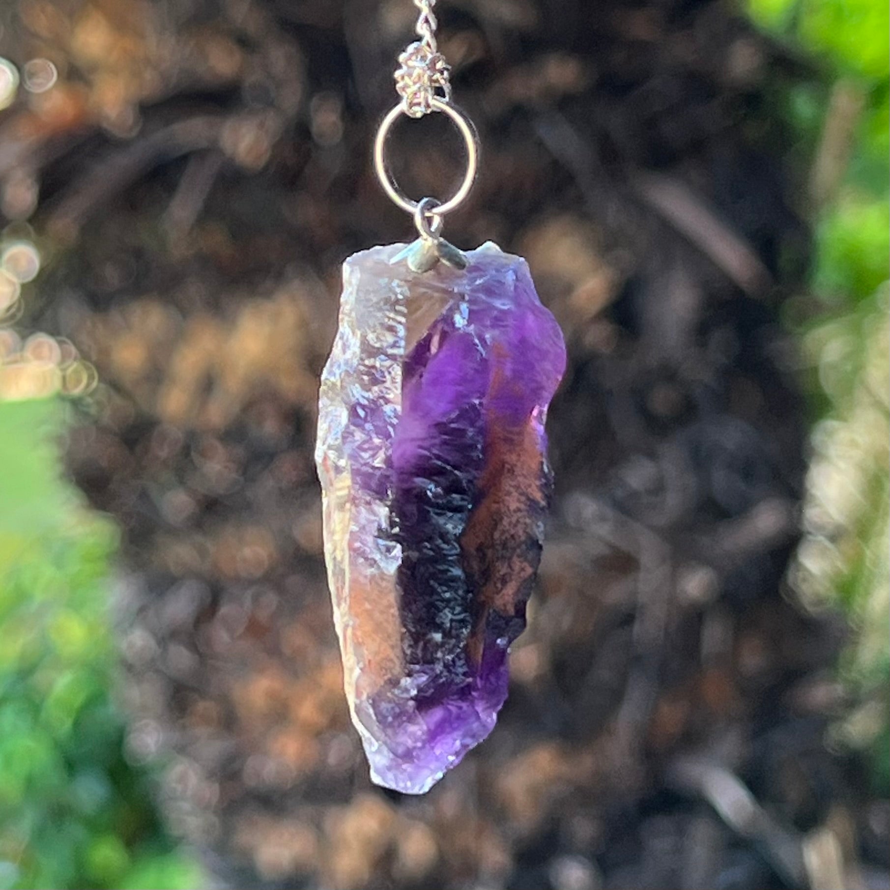 Raw Amethyst ~ Divination Pendulum