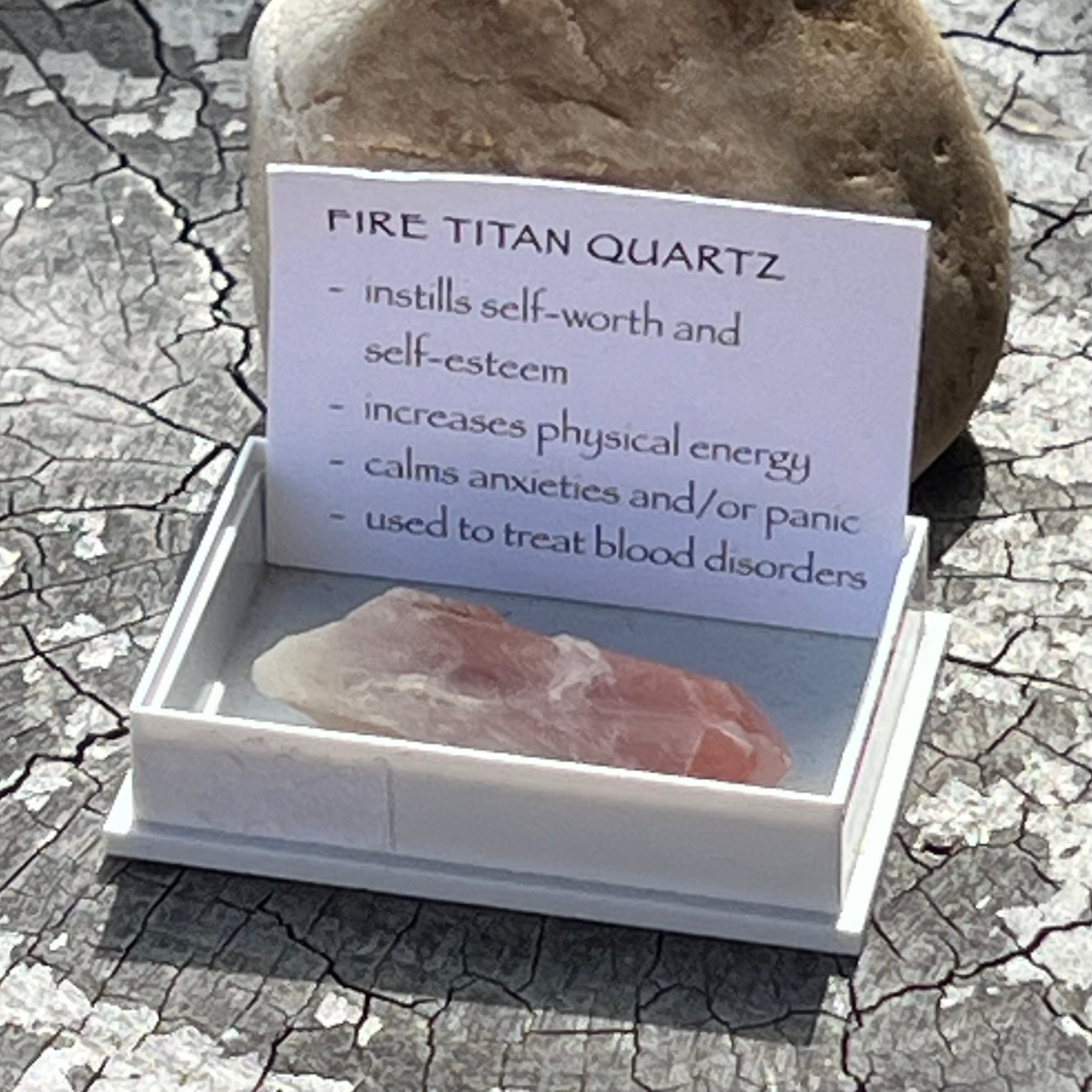 Fire Titan ~ Specialty Boxed Crystal