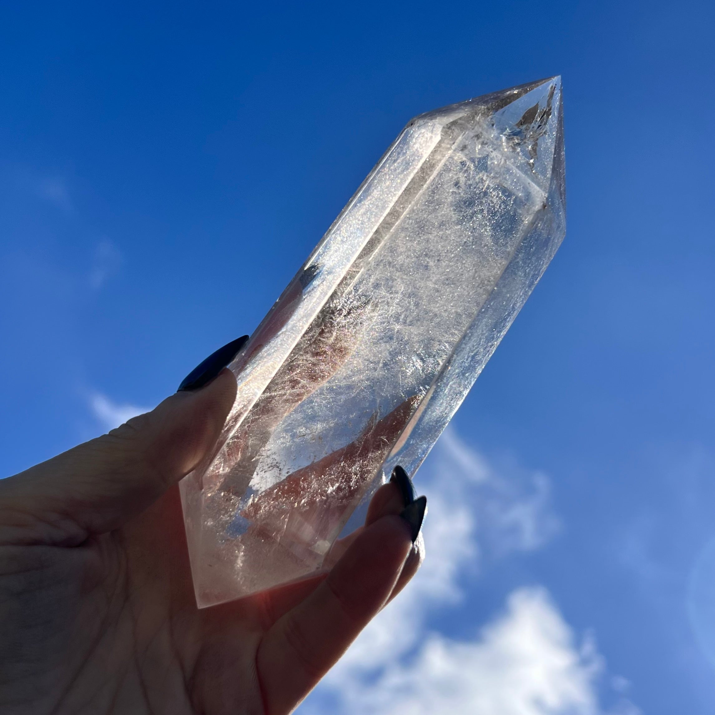 Smoky Quartz Double Terminated Wand