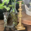 Boho Jungle ~ Vintage Brass Candle Holder - Sphere Holder Decor