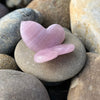 Rose Quartz Butterfly Carving