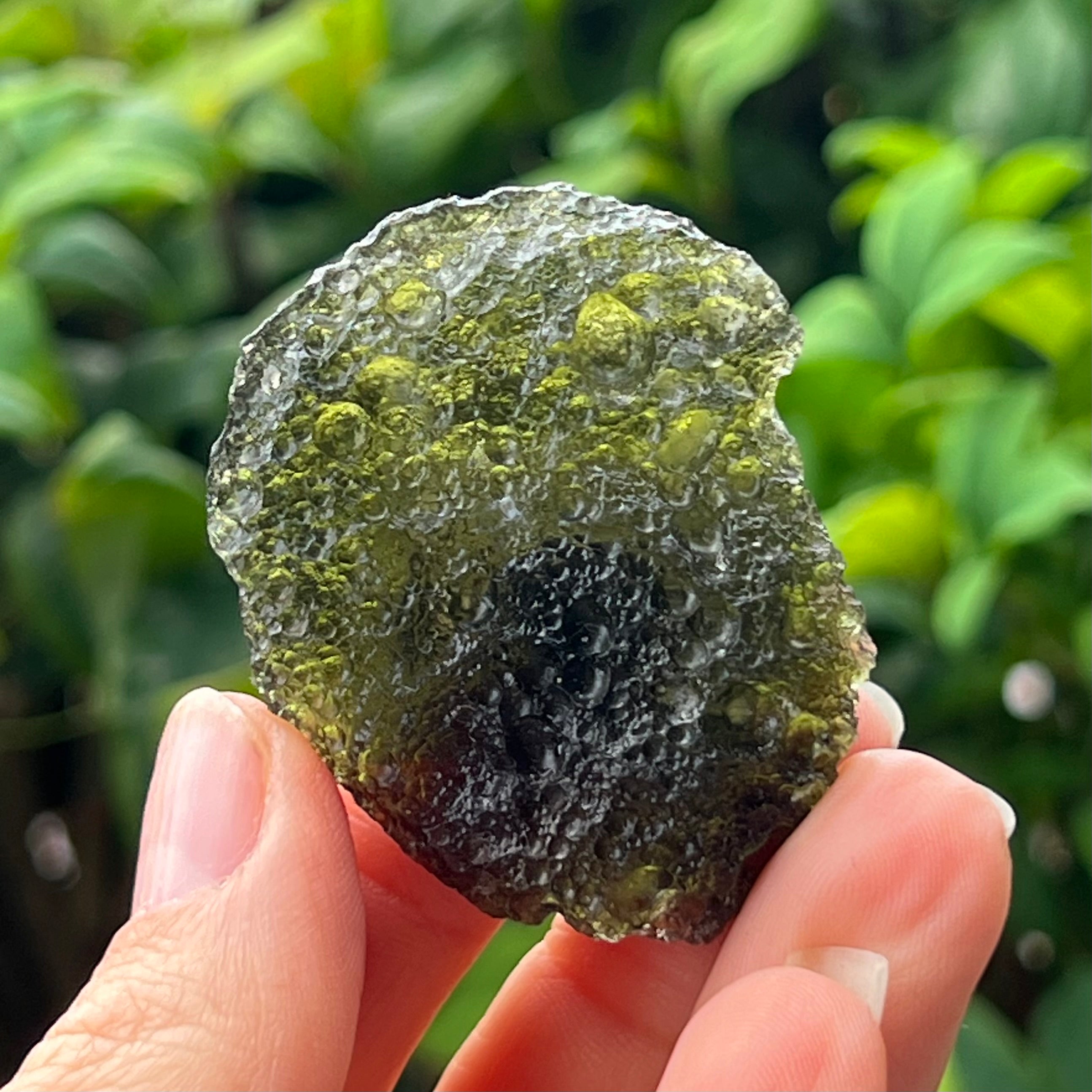 Raw Moldavite Specimen ~ RARE