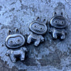 Labubu ~ Silver Sheen Obsidian