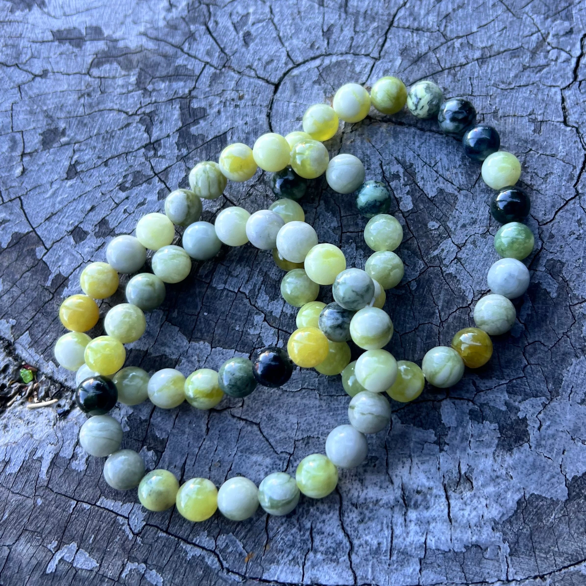 New Jade Beaded Bracelet