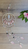 Large Dream Catcher - Rose Quartz