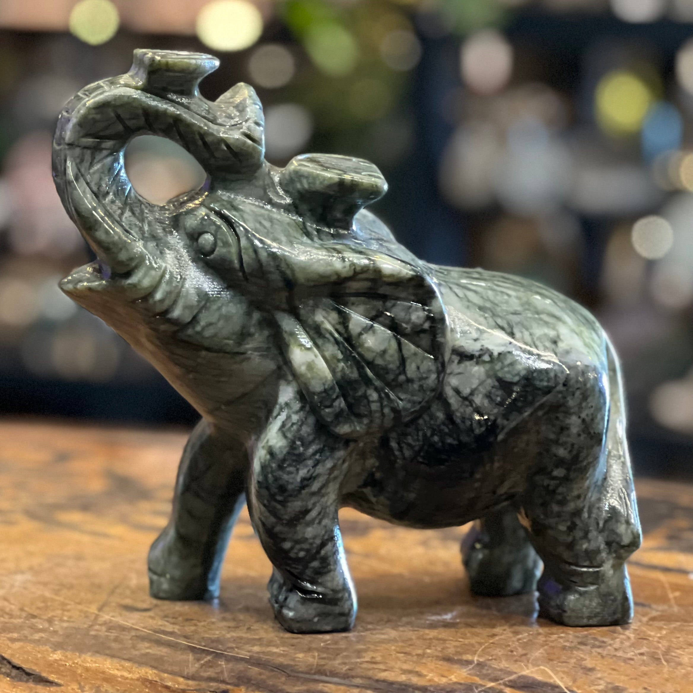 Afghanistan Jade Lucky Elephant Carving