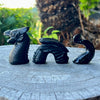 Black Obsidian Dragon ~ 3 Piece Set