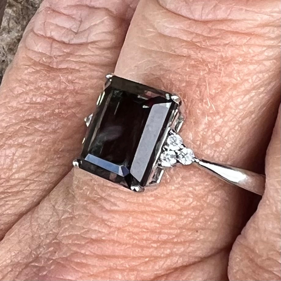 Alexandrite ~ Sterling Silver Ring ~ Size 5