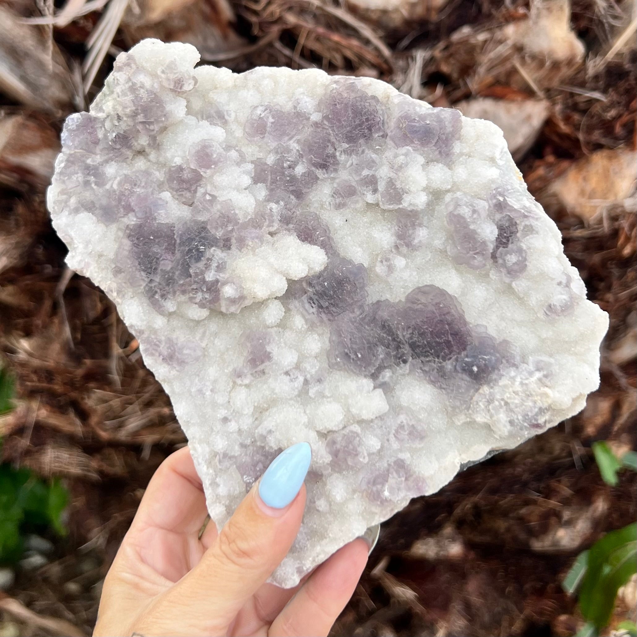 Raw Purple Fluorite