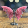 Mini Rhodochrosite Butterfly on Stand