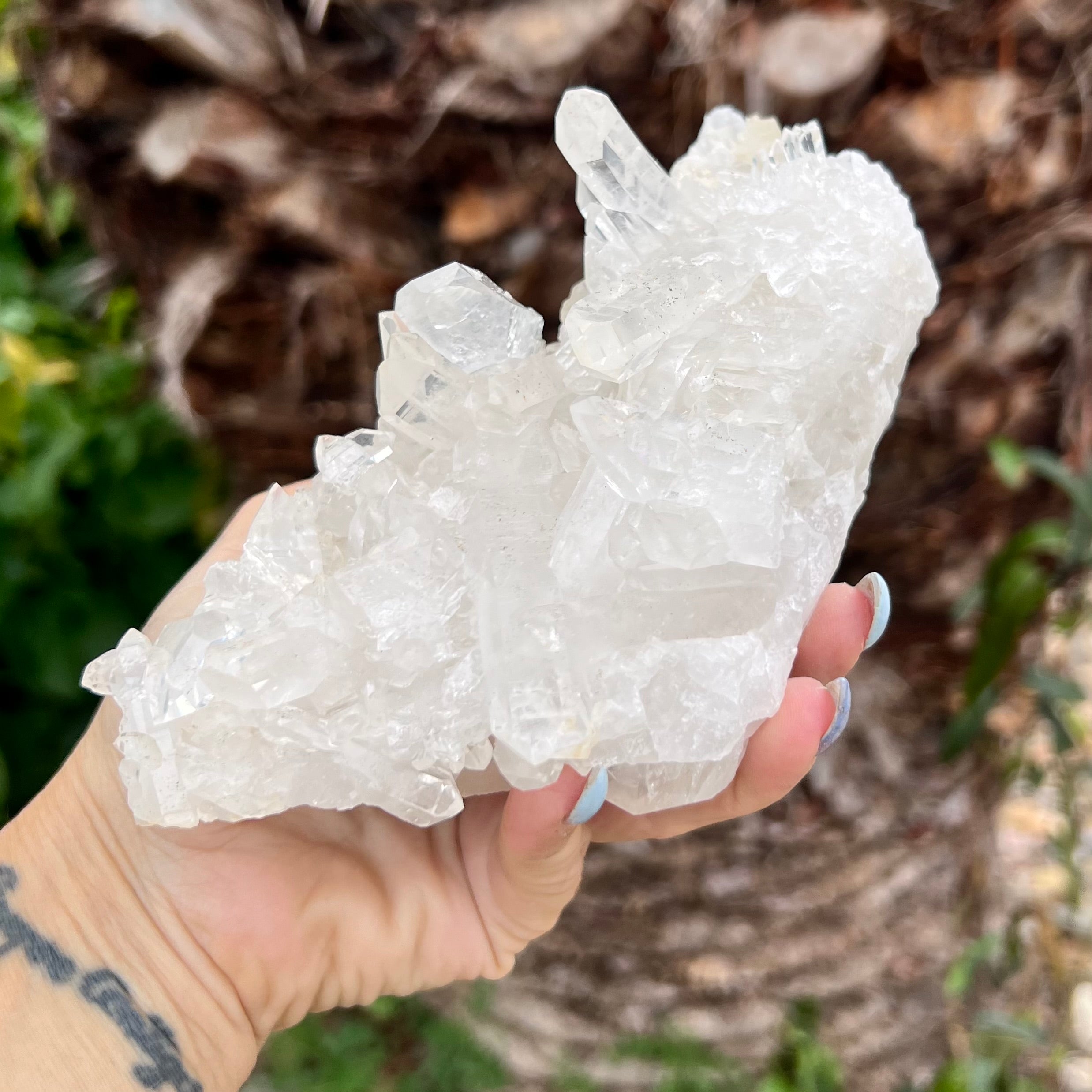 Clear Quartz Natural Raw Cluster (4)