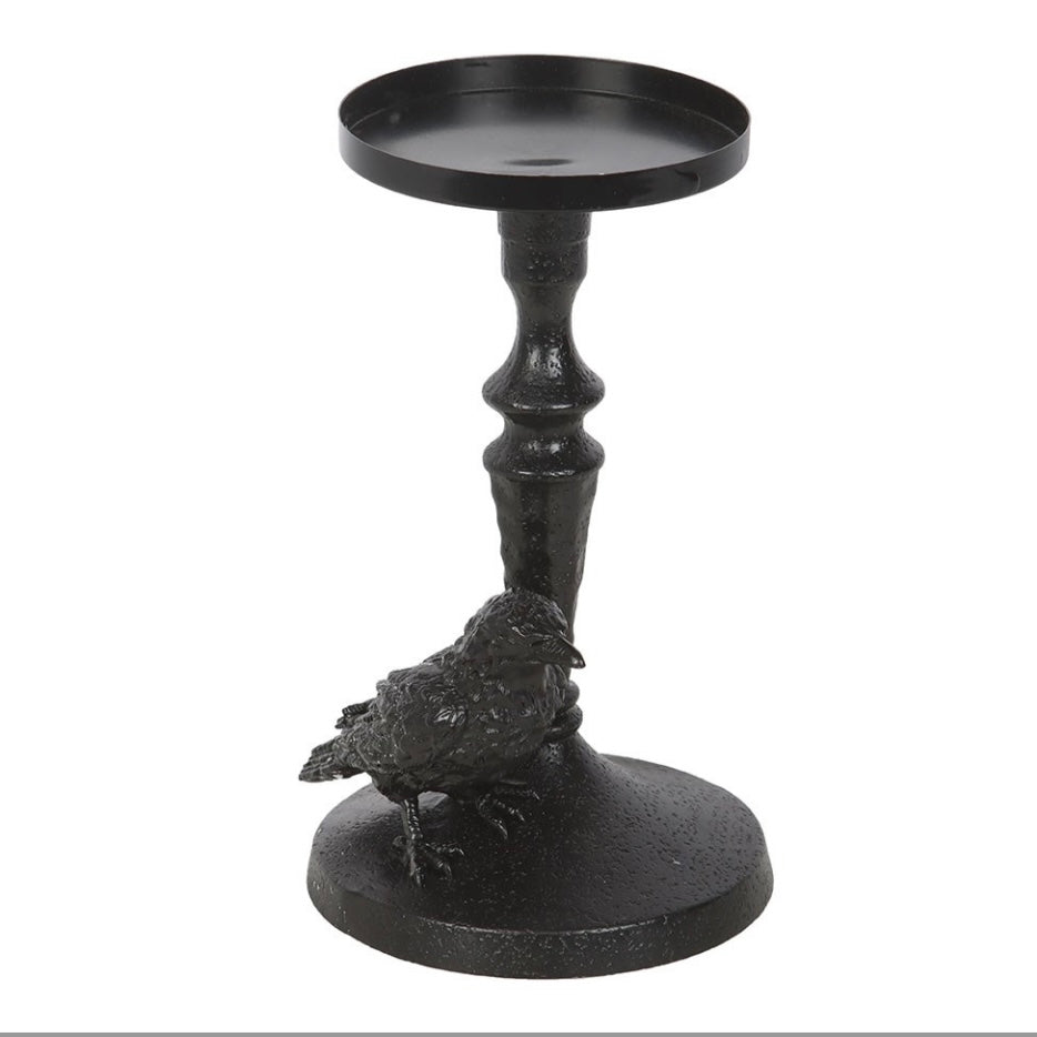 Raven Candle Holder