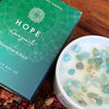 Boho Crystal Hope Candle ~ Amazonite ~ Passionfruit & Peach