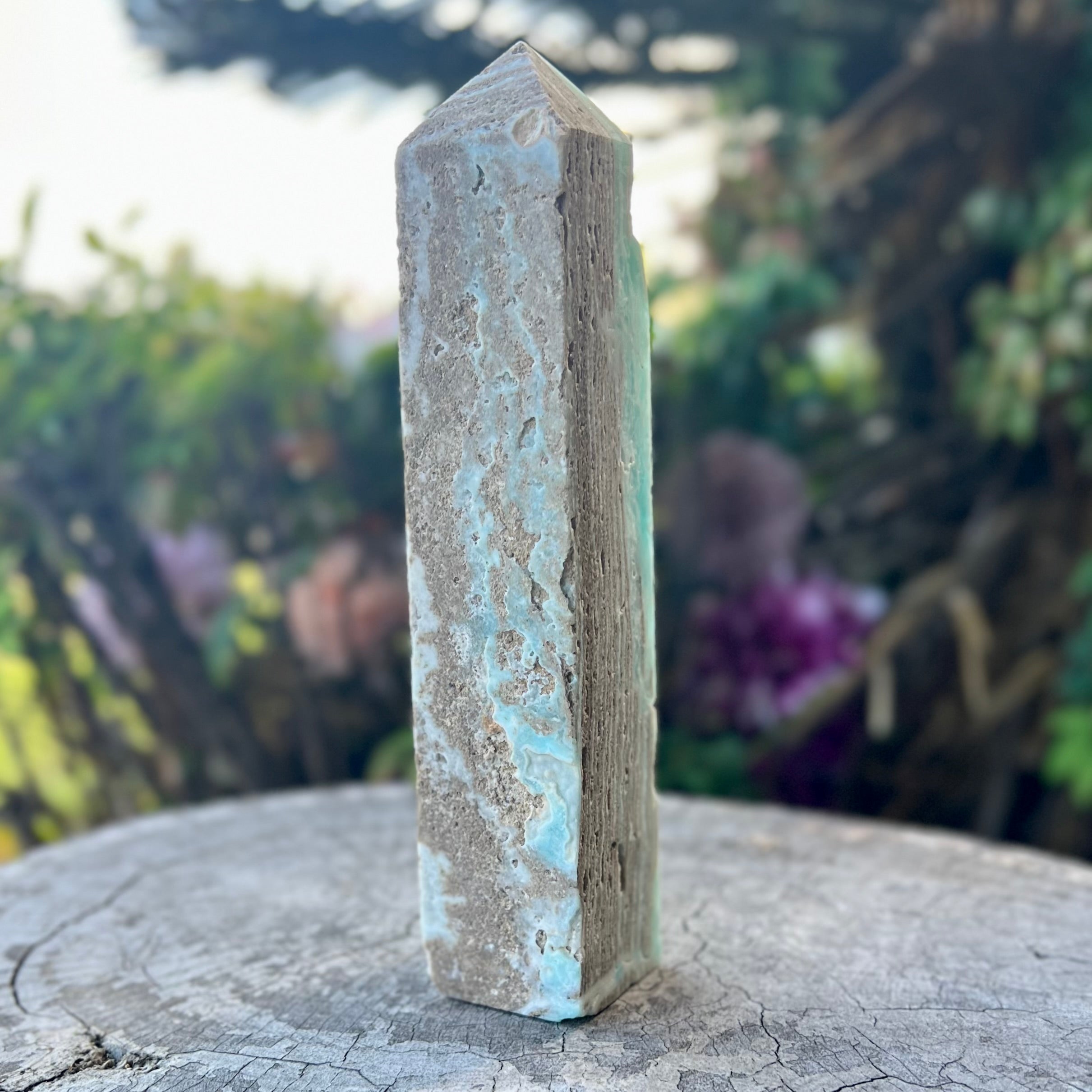 Semi Raw Caribbean Calcite Tower