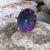 Mystic Topaz ~ Oval Cut Ring ~ size 6