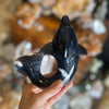 Agate Dolphin Carving