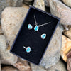 Blue Appatite Jewellery Set